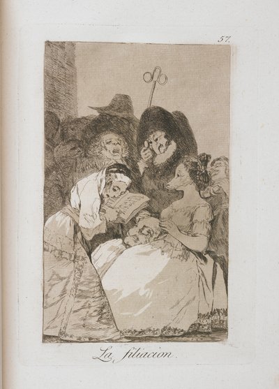 Planche de Los Caprichos, 1797-1798 - Francisco de Goya